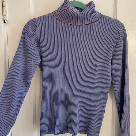 Periwinkle 2000s turtle neck - Picture 1 of 3